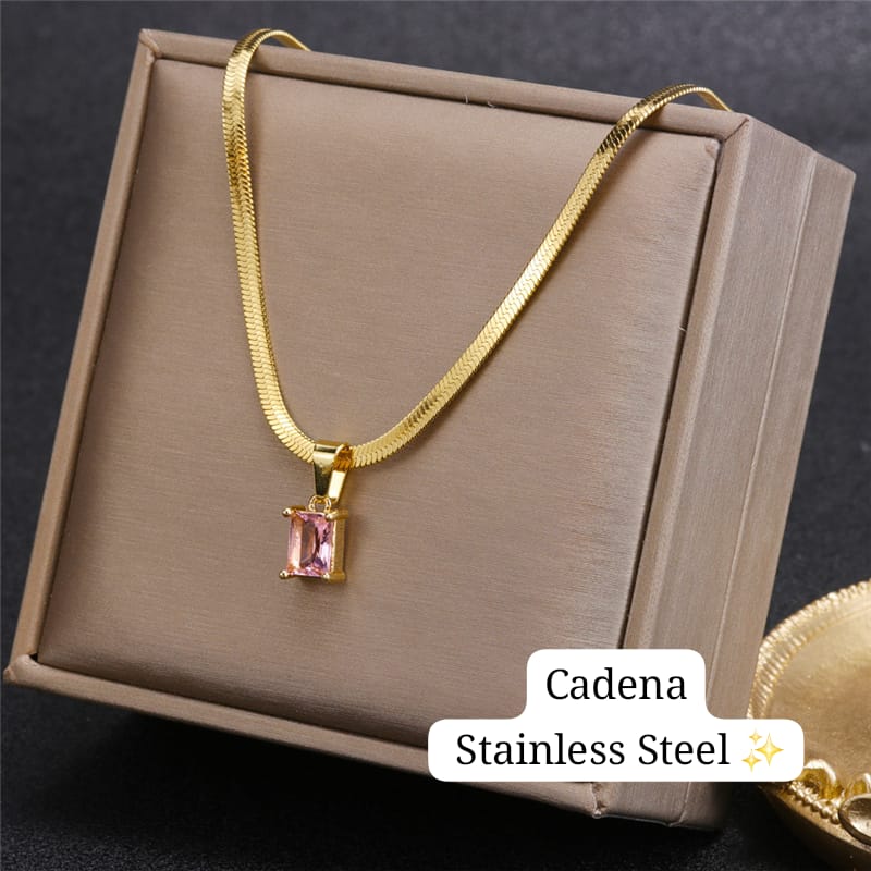Cadenas estilo gargantilla con diamante ✨️