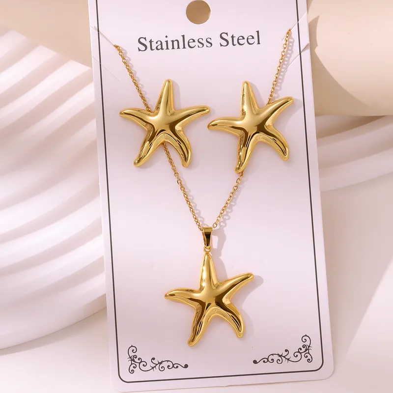 Set de Estrella de mar (dorado)