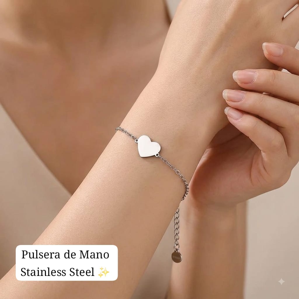 Pulsera de Mano Corazón💕