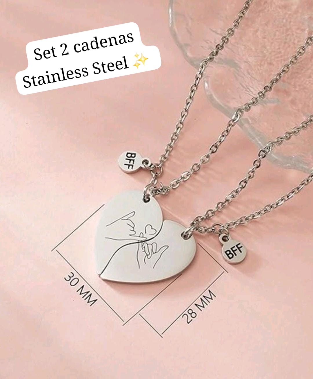Set 2 Cadenas BFF 🫶🏼✨️💕