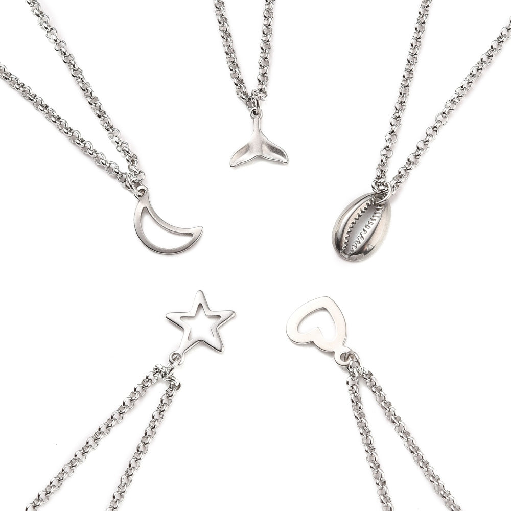 Pulseras de Pies Variedad de Estilos Plata 💕🤩