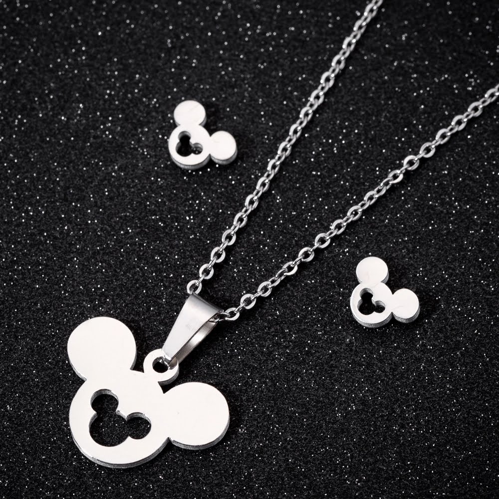 Sets Dibujo animado M&M🐭✨️ (Color Plata)