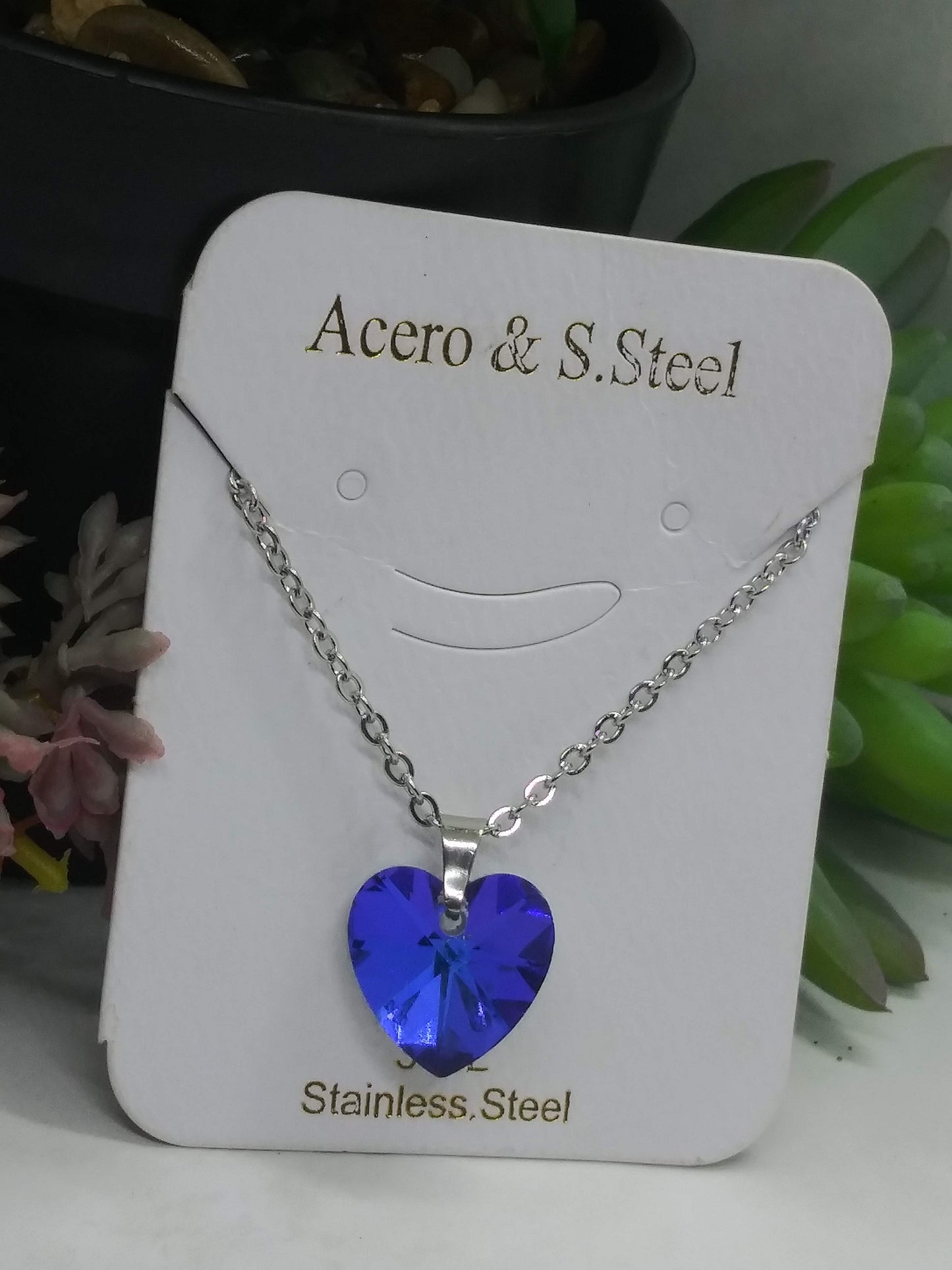 Cadena Corazón azul 💙