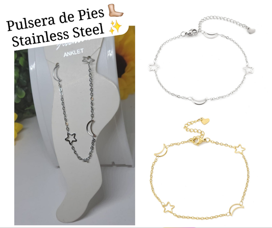 Pulseras de Pies Luna/Estrella ✨️