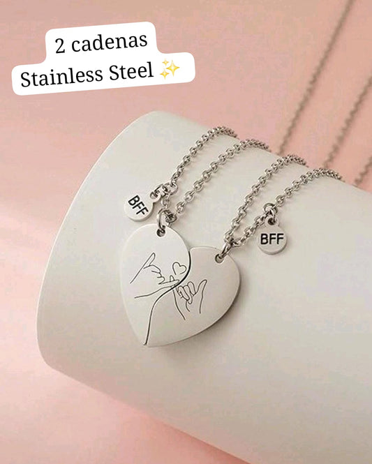 Set 2 Cadenas BFF 🫶🏼✨️💕