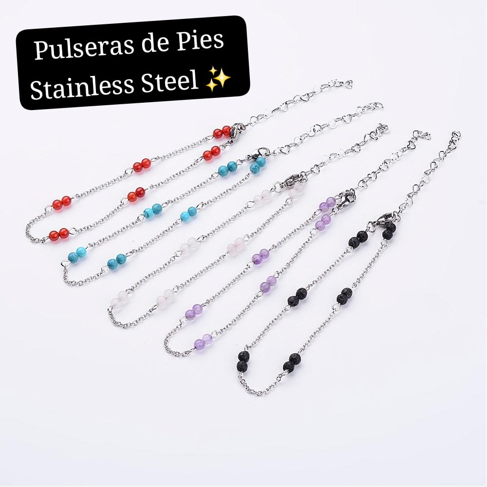 Pulsera de Pies Varios Colores🌈