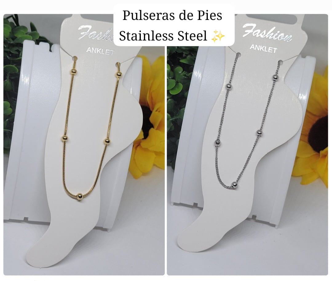 Pulsera de Pies de bolitas