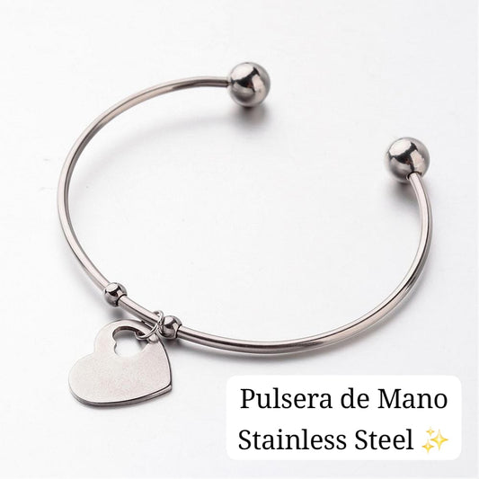 Pulsera de Mano Corazon ✅️ 💛