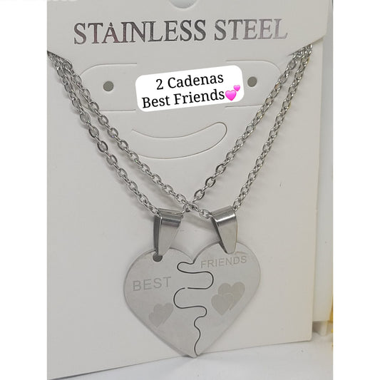 Set 2 Cadenas Best Friends 💕