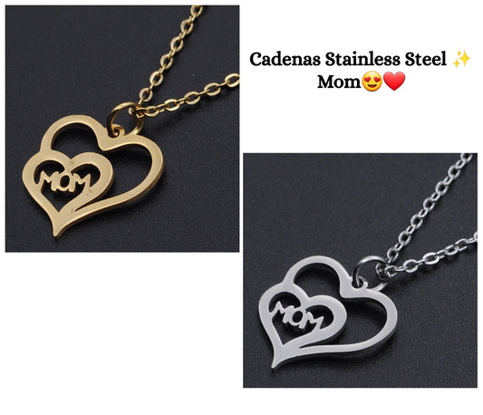 Cadena Corazón Mom 💓✨️