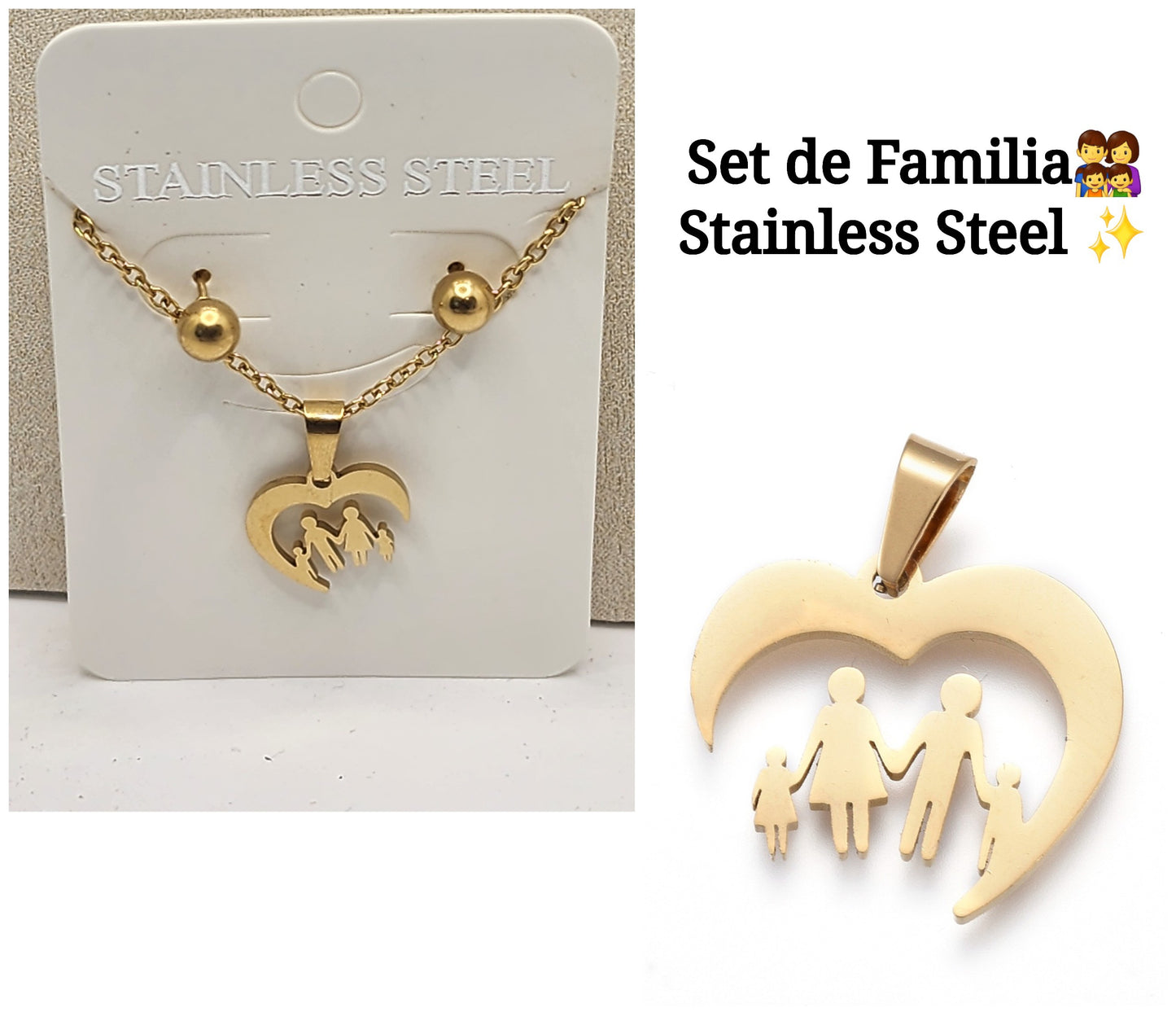 Set Familia Corazón