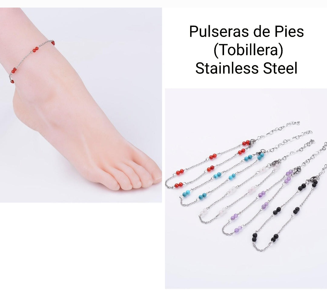 Pulsera de Pies Varios Colores🌈