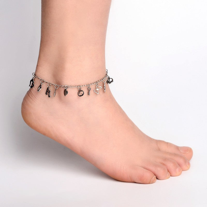 Pulsera de Pies Plata Muchos Estilos😍