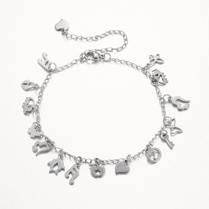 Pulsera de Pies Plata Muchos Estilos😍
