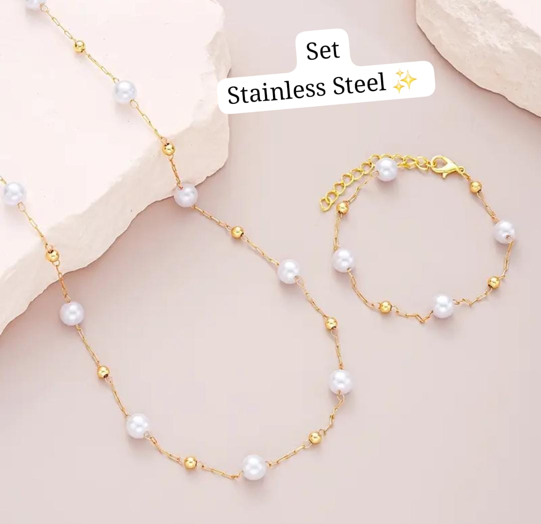 Set perla dorado ✨️