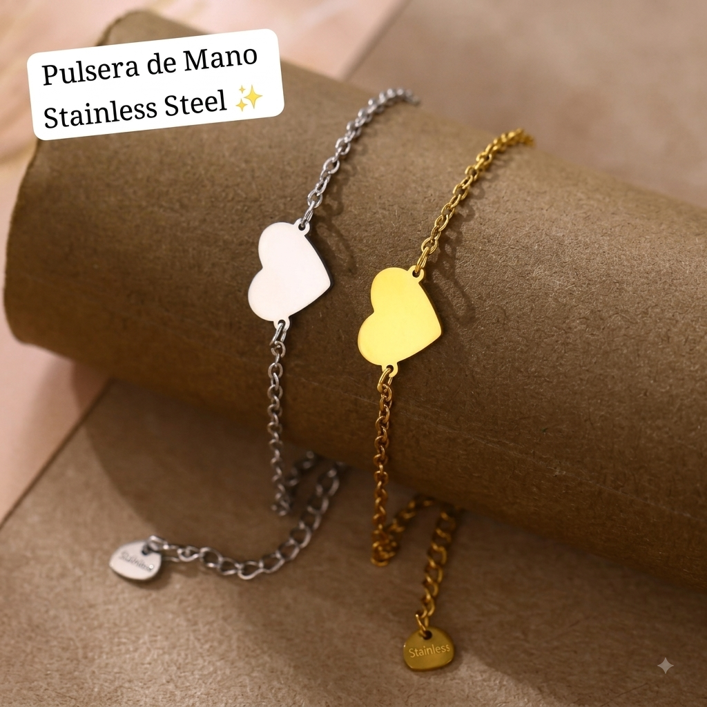Pulsera de Mano Corazón💕