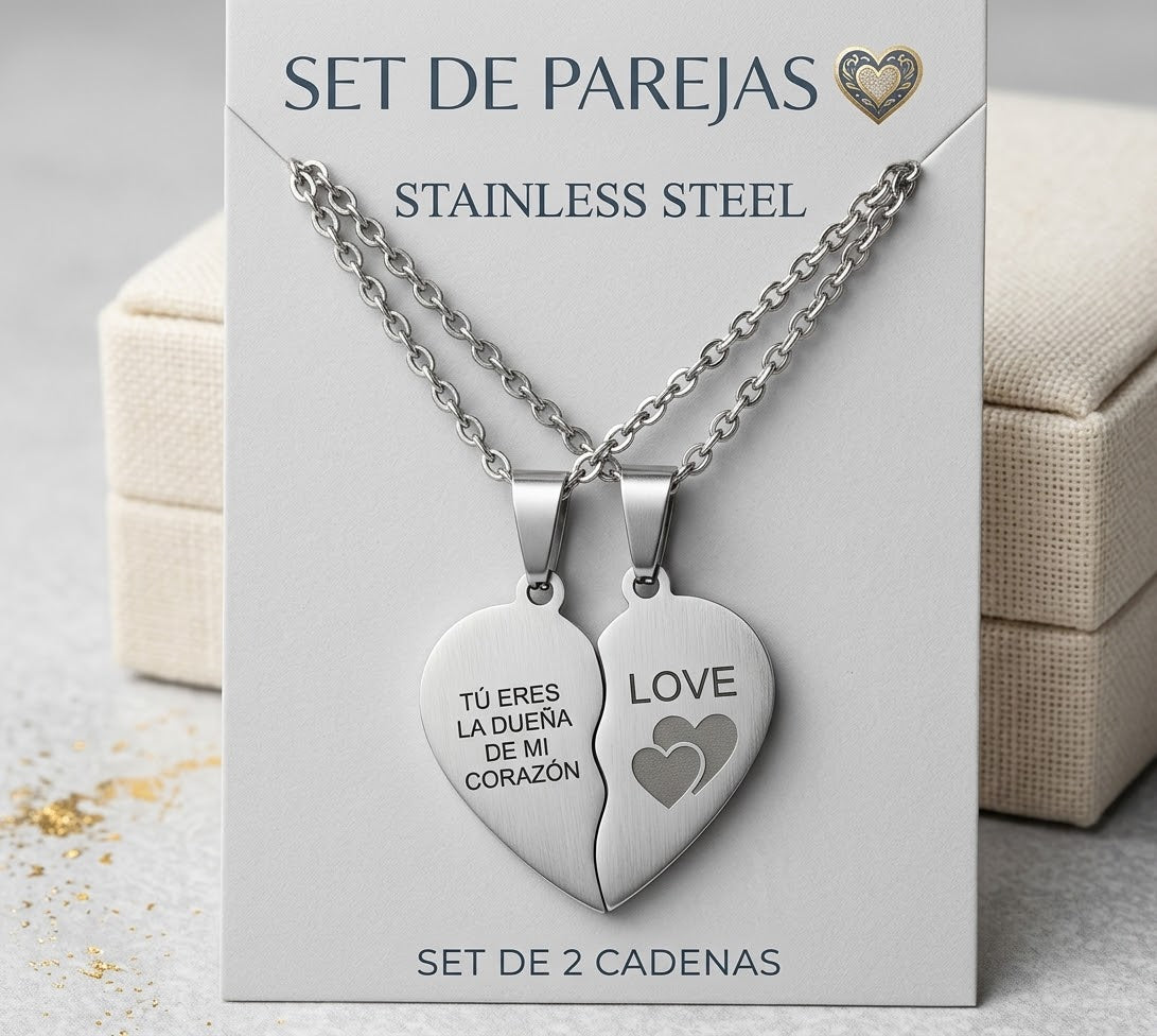 Set 2 cadenas Para Parejas 😍🥰