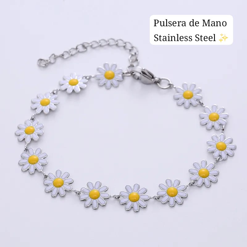 Pulsera de Mano girasol 🌻✨️