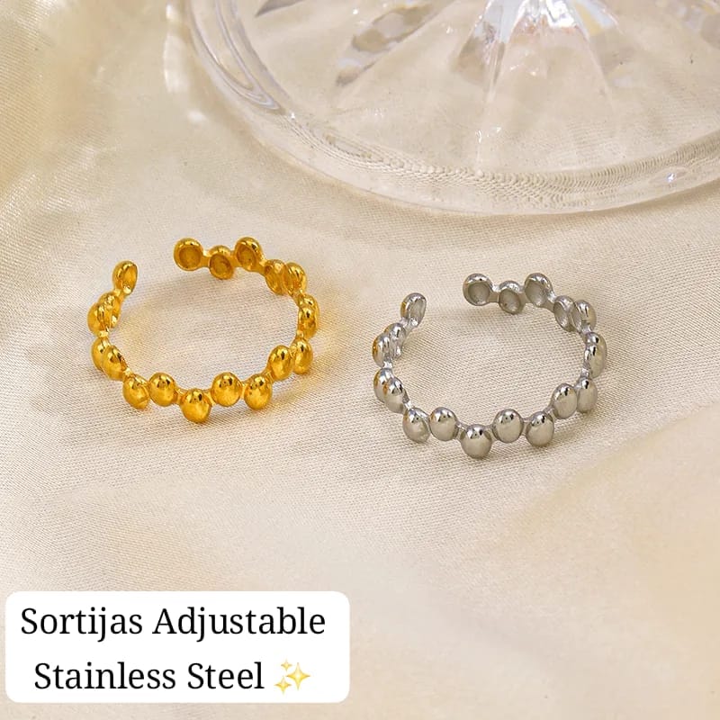 Sortijas Adjustable (estilo mucho puntos sencillo)