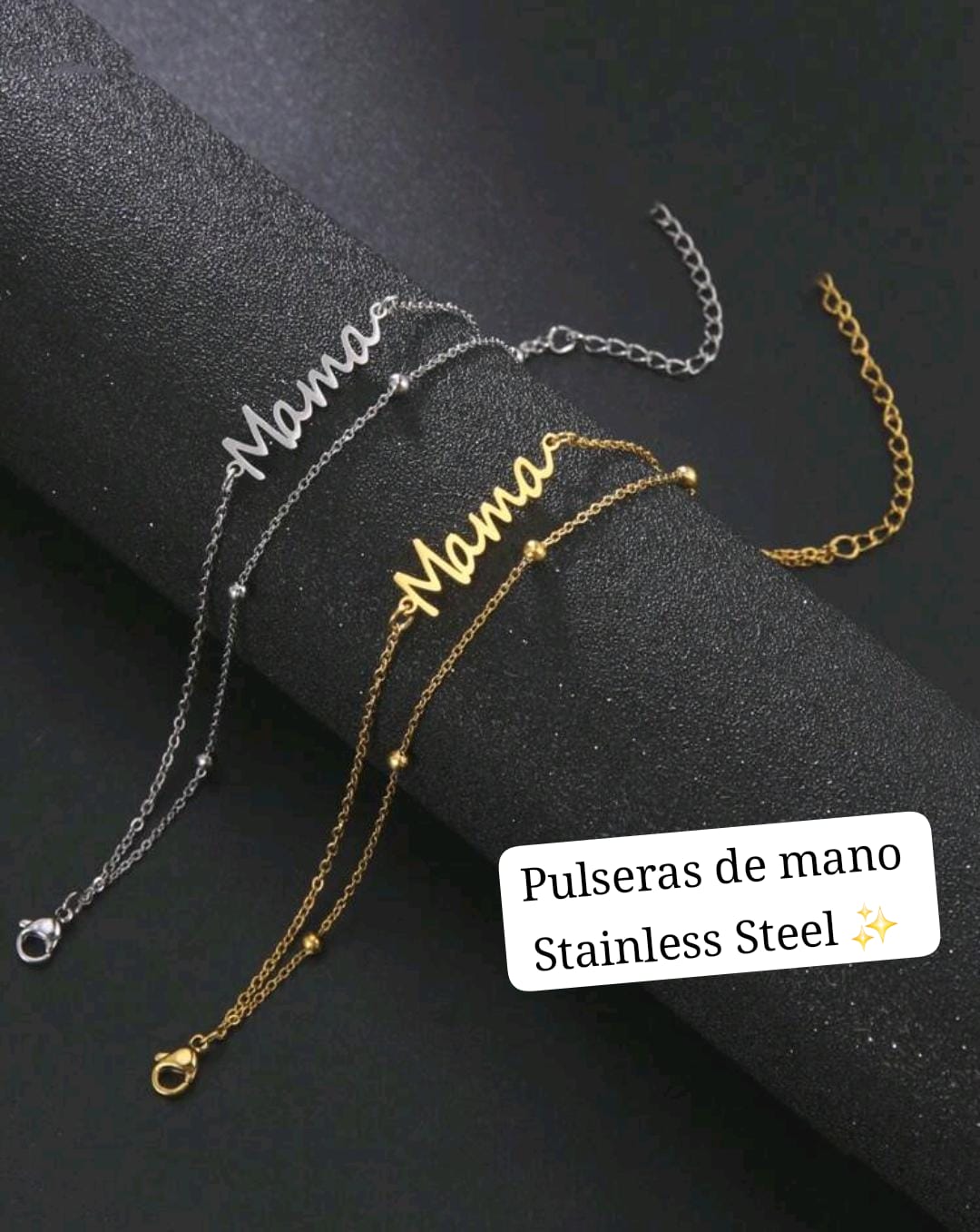 2 pulsera en 1 para Mamá (Plateado) 🤍✨️