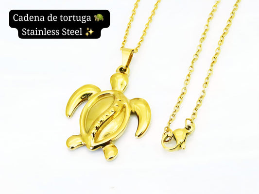 Cadena Tortuga 🐢 (Dorado)