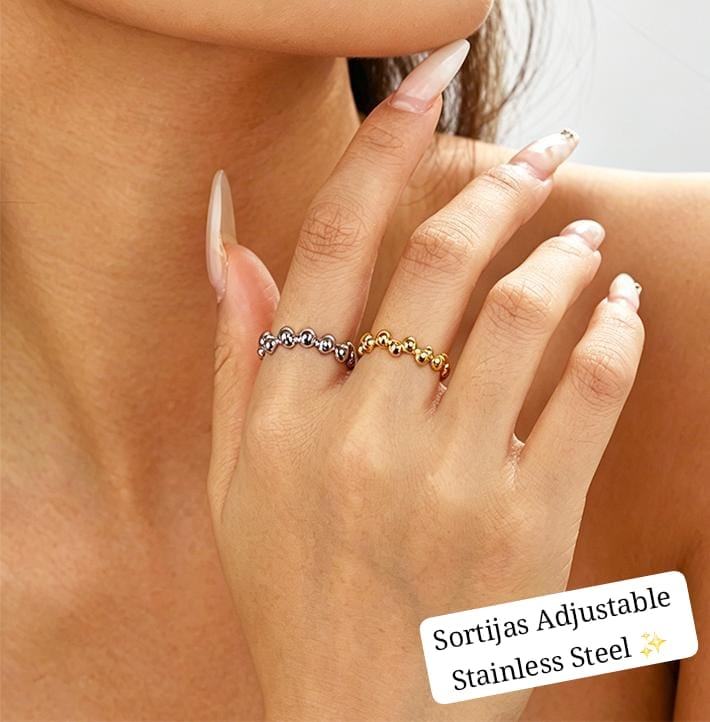 Sortijas Adjustable (estilo mucho puntos sencillo)