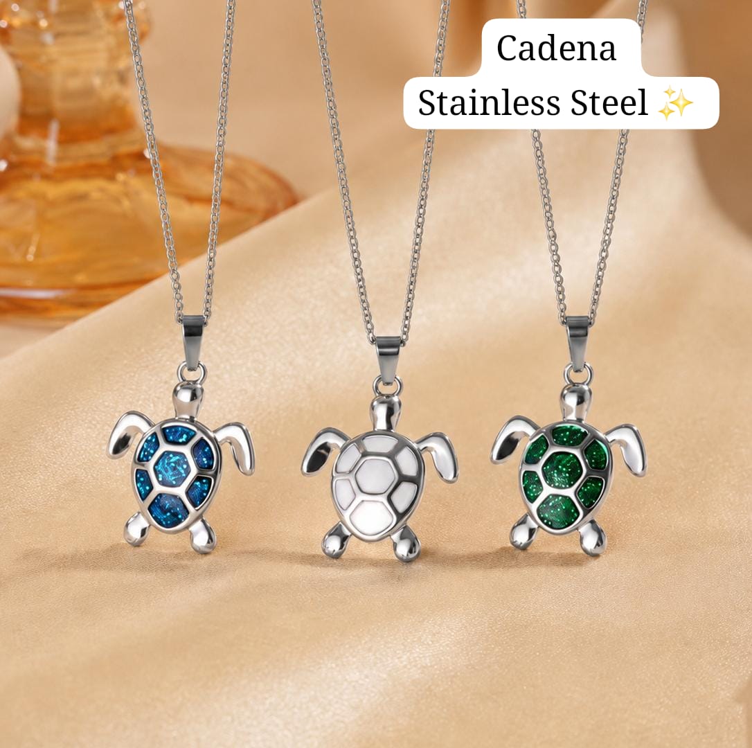 Cadenas de Tortugas 🐢 (Plata)