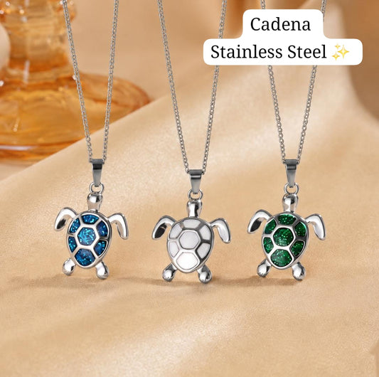 Cadenas de Tortugas 🐢 (Plata)