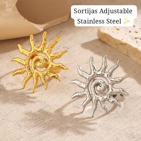 Sortija Adjustable Sol ☀️