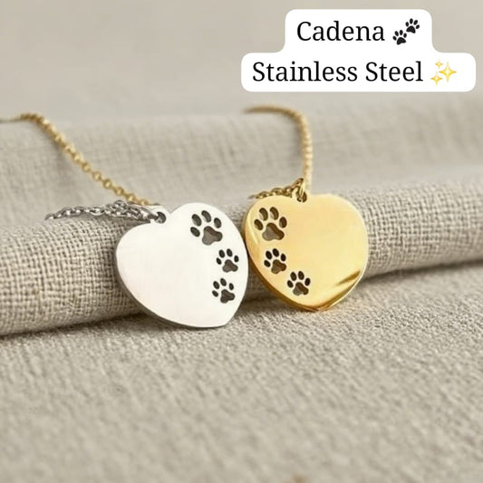 Cadena Pet Lover Huella 💖🐾