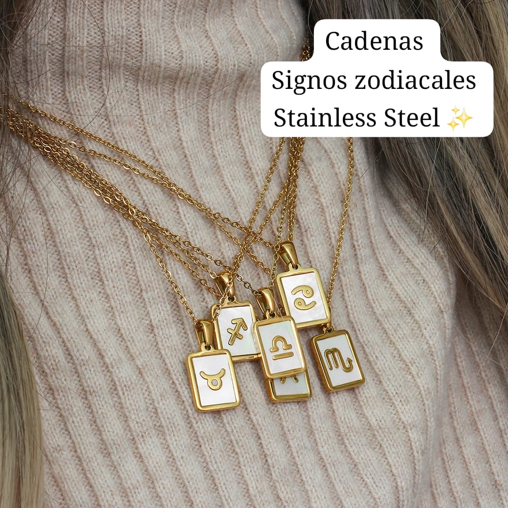 Cadenas Doradas ✨️(Signos zodiacales)♎️