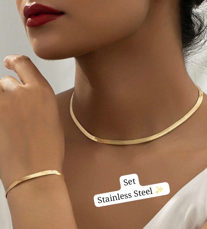 Set gargantilla (Dorado) ✨️