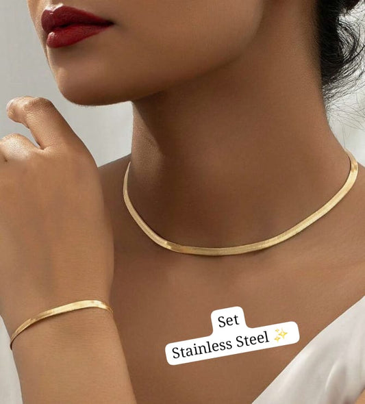 Set gargantilla (Dorado) ✨️