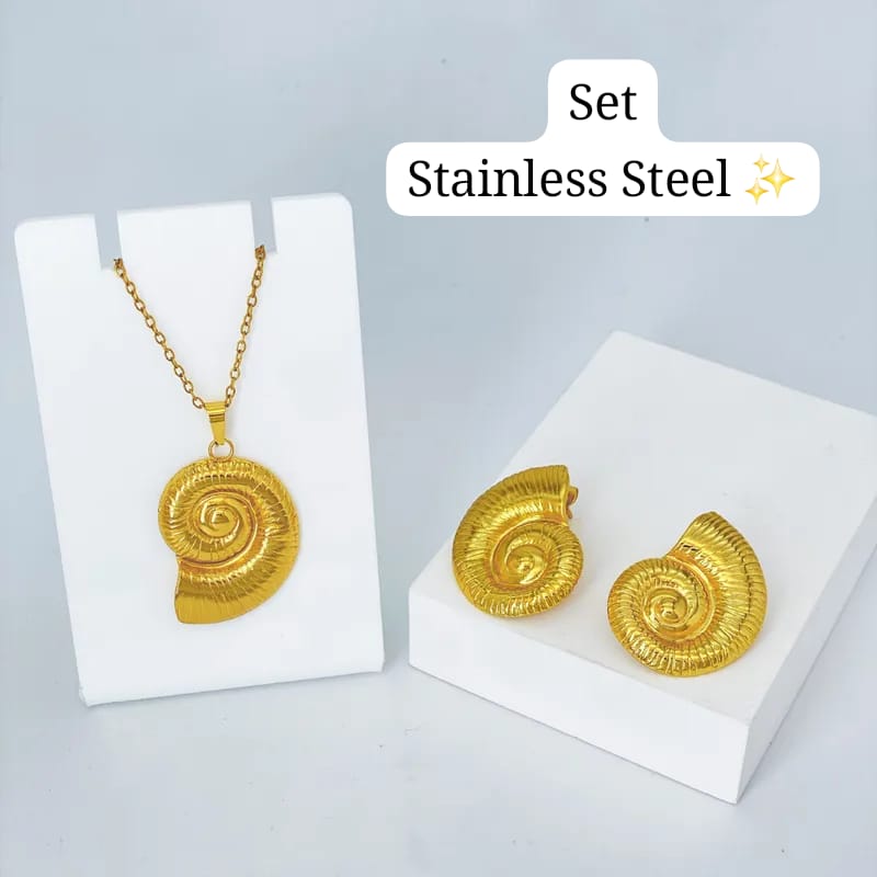 Set de caracol dorado ✨️