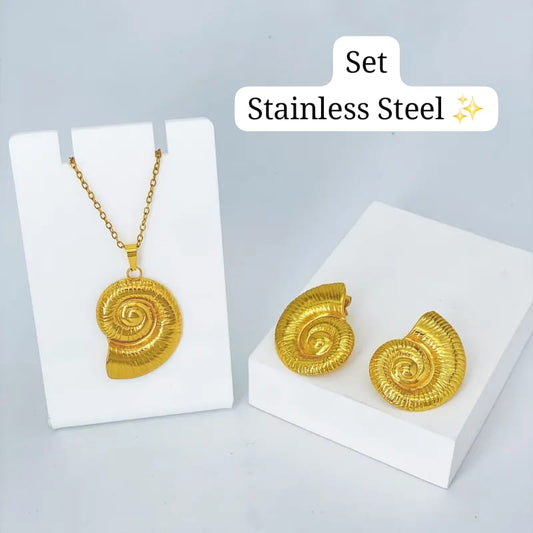 Set de caracol dorado ✨️
