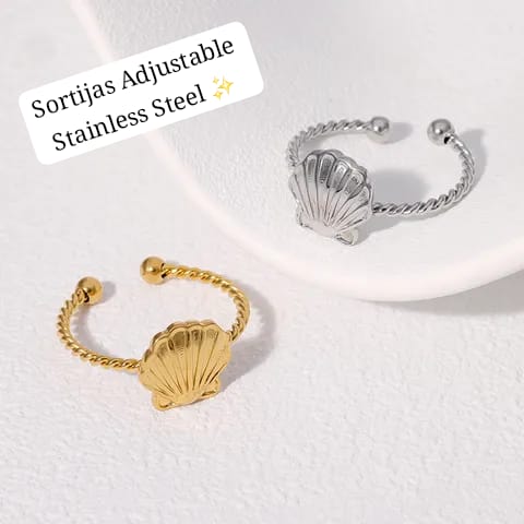 Sortija Adjustable Concha