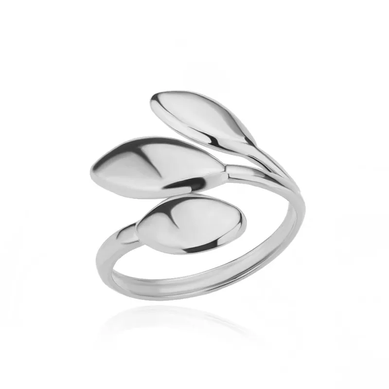 Sortija Adjustable (estilo 3 hojas)