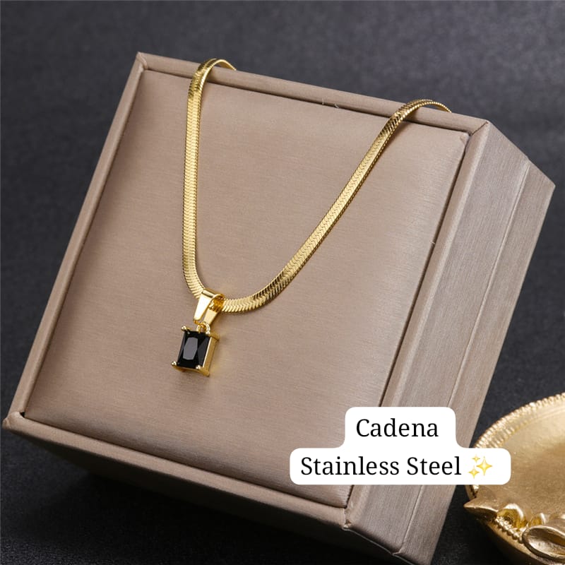 Cadenas estilo gargantilla con diamante ✨️