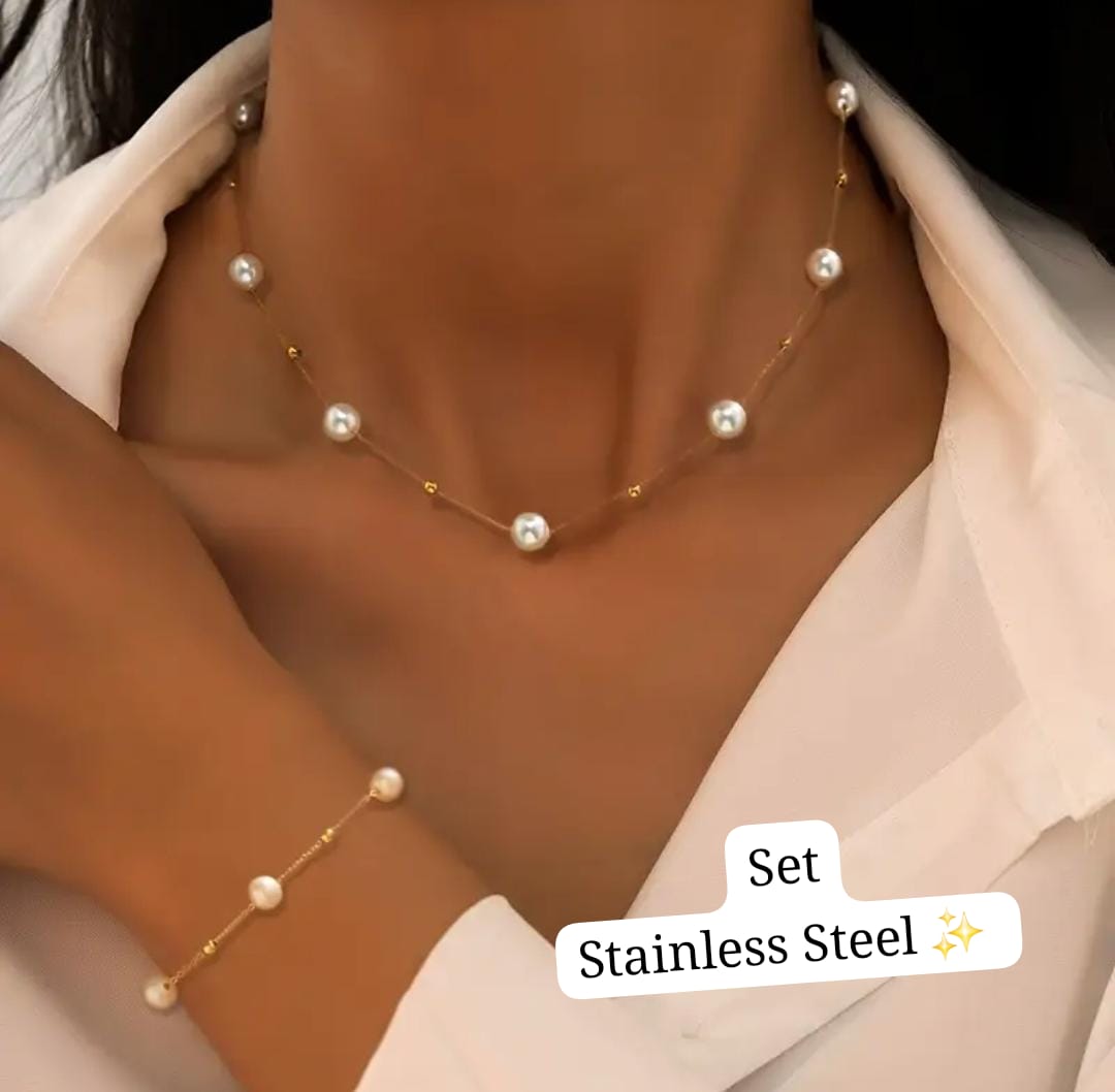 Set perla dorado ✨️
