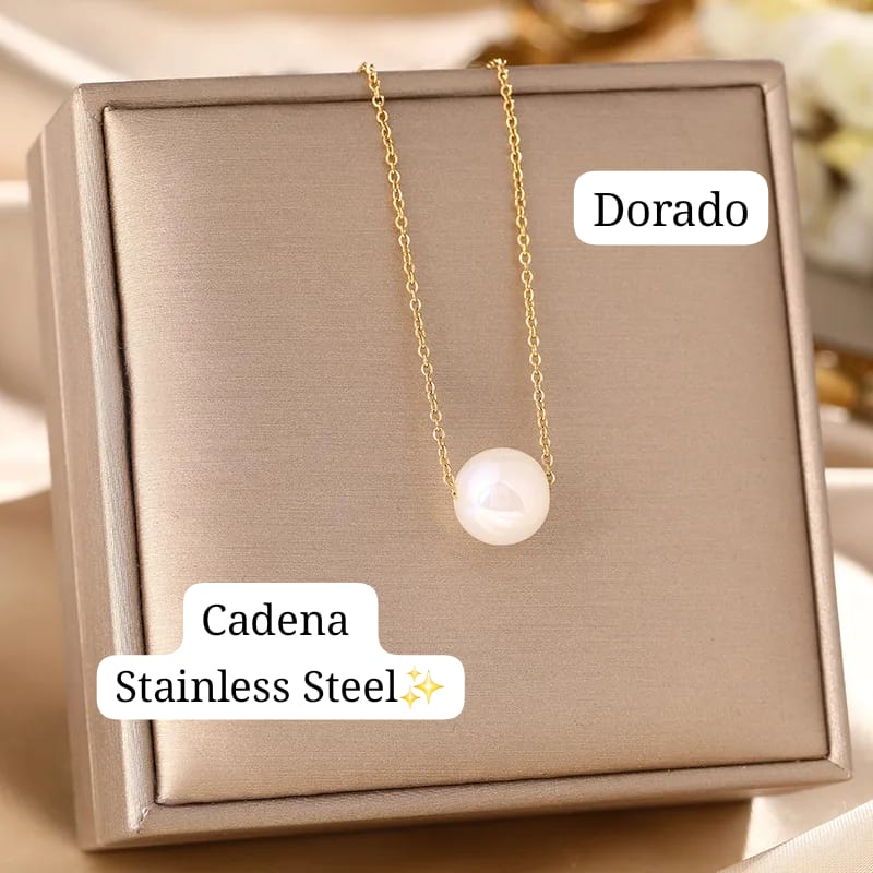 Cadena de Perla (Dorado)✨️
