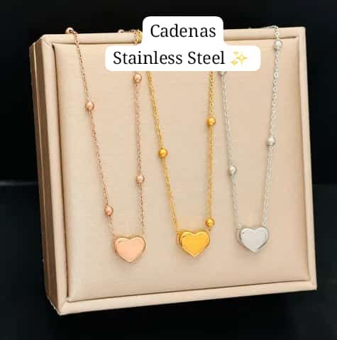 Cadenas de Corazon 💖 ✨️(Varios Colores)