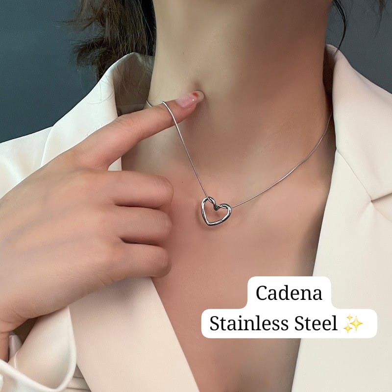 Cadena de Corazon (plata) ✨️