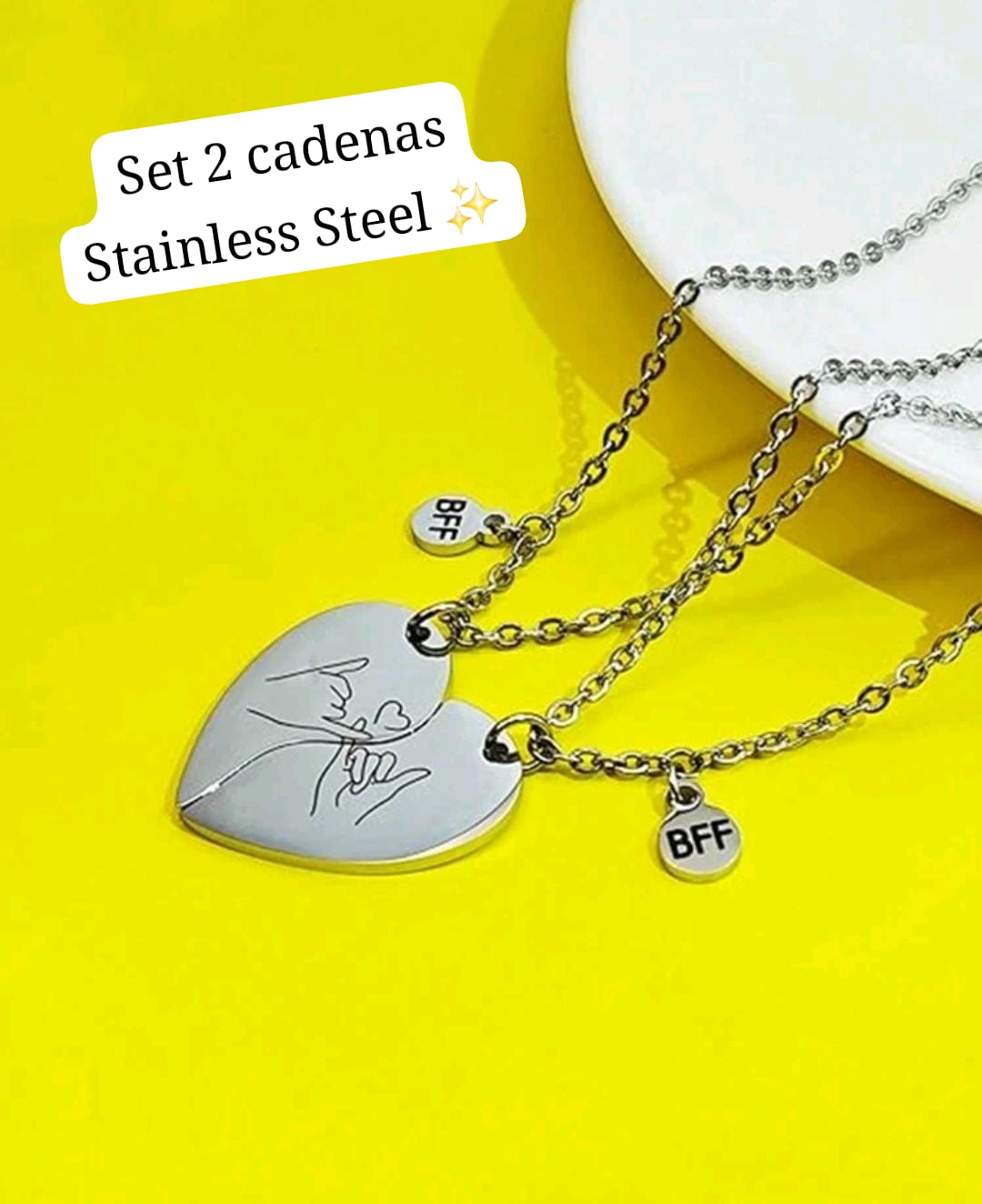 Set 2 Cadenas BFF 🫶🏼✨️💕