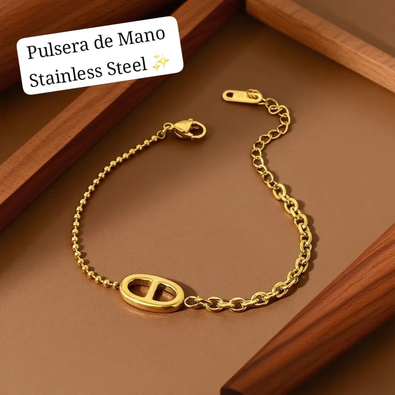 Set diseño eslabón dorado ✨️