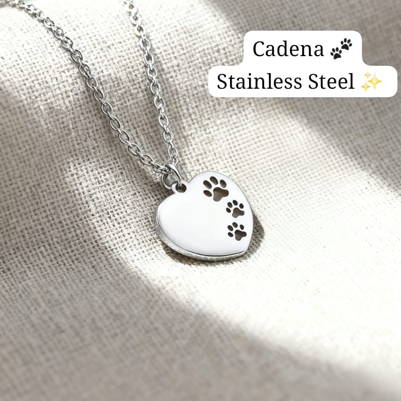 Cadena Pet Lover Huella 💖🐾